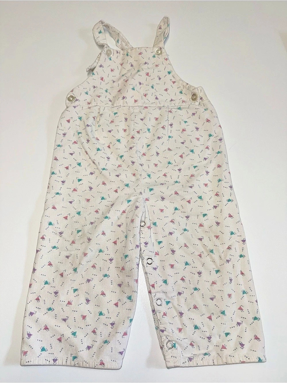 JCPenney Baby Girls 2T Cotton Printed Overalls